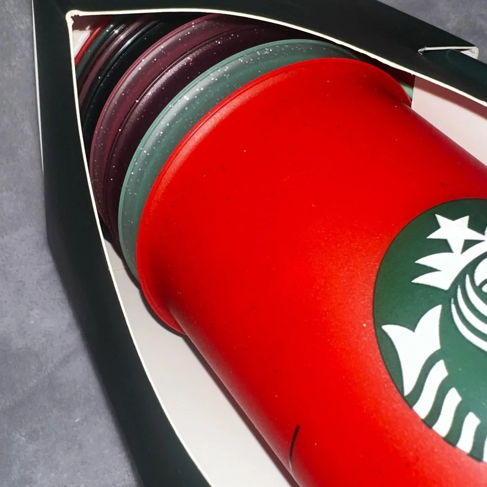 Starbucks Multicolor Sparkle Reusable Cold Cups - Picture 6 of 7